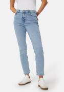 Pieces Pcbella High Waist tap ank jeans Light Blue Denim 32/30