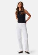 BUBBLEROOM Low Waist Straight Jeans Offwhite 40