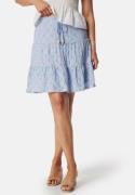 VILA Vimelanie High Waist pointelle skirt Kentucky Blue S