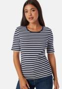 GANT Slim Striped Ribb T-Shirt Evening Blue S