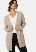 ONLY Lesly L/S Open Cardigan Beige Detail:W. Mela XL