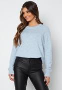 SELECTED FEMME Slflulu LS Knit O-Neck Cashmere Blue S