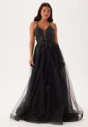 Christian Koehlert Tulle Evening Dress Phantom Black 34