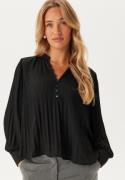 ONLY Onlronja Life L/S V-NECK PLISS Black XS