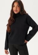 SELECTED FEMME Slfkamma Ls Knit Roll Neck Noo Black M