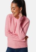 SELECTED FEMME Slflulu LS Knit O-Neck Peony Detail:MELANGE XL