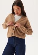 GANT Superfine Lambswool Cardigan Caramel Beige S