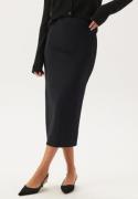 VILA Vireflecti Hw Midi Skirt Black Beauty L