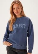 GANT Arch C-neck Sweat Prussian Blue L