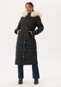 Chiara Forthi Champoluc Down Maxi Coat Black/Beige 46