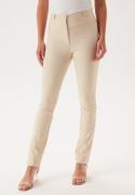 BUBBLEROOM Everly High Waist Stretchy Trousers Light beige 40