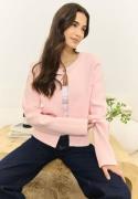 BUBBLEROOM One Button Cardigan Light pink L