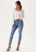 BUBBLEROOM  High Ankle Superstretch Jeans Light blue 46