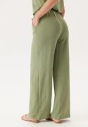 VILA Vijosa Hw Wide Pants - Noos Oil Green 44