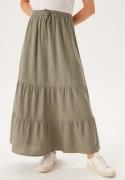 Happy Holly Linen Maxi Skirt Khaki green 44/46