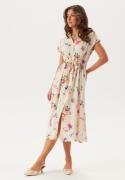 YAS Yasasina Cs Midi Belt Dress Whitecap Grey Aop:botanica Prt 34