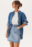 Object Collectors Item Objellen Hw Short Denim Skirt  Light Blue Denim...