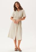 Pieces Pcpia 2/4 MIDI SHIRT DRESS  Birch Stripes:black XL