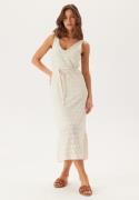 VILA Viamalina V-neck S/L MIDI DRES Birch XL