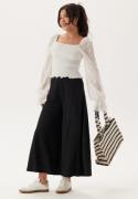 Happy Holly Ankle Soft Wide Leg Pants  Black 48/50