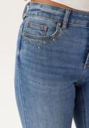 ONLY Onlwauw Mw Ank Sparkle Sk Dnm Medium Blue Denim XL/32