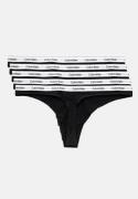 Calvin Klein 5 pack Thong (Low-Rise) BLACK/BLACK/BLACK/BLACK/BLACK M