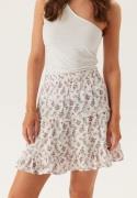 Pieces Pcnya Hw New Skirt Cloud Dancer Aop:romantic Flow XS