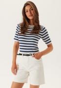 Pieces Pctora Hw Denim Shorts Bright White L