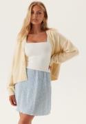 Pieces Pcflora Hw Short Skirt Cashmere Blue Aop:small Flower M