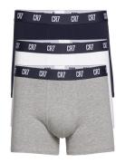 Cr7 Basic, Trunk, 3-Pack Boxershorts Multi/patterned CR7