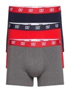 Cr7 Basic Trunk Organic 3-Pack Boxershorts Multi/patterned CR7