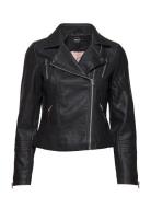 Onlgemma Faux Leather Biker Otw Noos Læderjakke Skindjakke Black ONLY