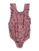 Baby Ana Swimsuit Badedragt Badetøj Pink Soft Gallery