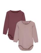 Body Ls  Bodies Long-sleeved Purple Minymo