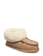 Lena Slippers Hjemmesko Beige Shepherd