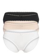 - Naomi-3Pp Brief Trusser, Tanga Briefs White Dorina