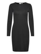 Vimodala O-Neck L/S Midi Dress/Su - Noos Kort Kjole Black Vila