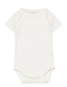 Rib Jersey Short Sleeve Body Bodies Short-sleeved White Copenhagen Col...