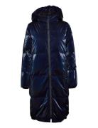 Yasmedini Down Coat Foret Jakke Navy YAS