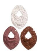 Bandana Bib Girl -Aop  Baby & Maternity Care & Hygiene Dry Bibs Brown ...