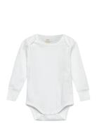 Rib Jersey Long Sleeve Body Bodies Long-sleeved White Copenhagen Color...