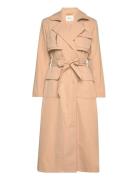 Onlkastanje X-Long Trenchcoat Cc Otw Trenchcoat Frakke Beige ONLY