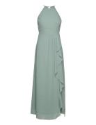 Vimilina S/L Maxi Dress/Su - Noos Maxikjole Festkjole Green Vila