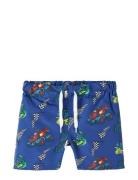 Nmmmatise Blaze Long Swimshorts Vde Badeshorts Blue Name It