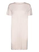 Jolanda Tee Dress Kort Kjole Cream Basic Apparel