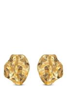 Studs, Windy Accessories Jewellery Earrings Studs Gold Enamel Copenhag...