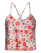 Cami Satin Funky Floral Pyjamas Nattøj Pink Hunkemöller