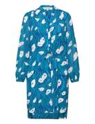 Dvf Sonoya Dress Kort Kjole Blue Diane Von Furstenberg