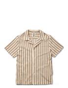 Naram Knitted Shirt Pyjamas Nattøj Beige Bongusta