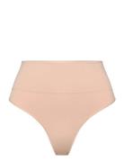 Ecocare Seamless Shaping Thong G-streng Undertøj Beige Spanx